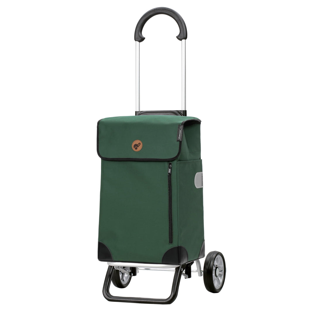 ANDERSEN Einkaufstrolley - Scala Shopper Plus Weda grün 36 L Handwagen, langlebig, Tasche abnehmbar,