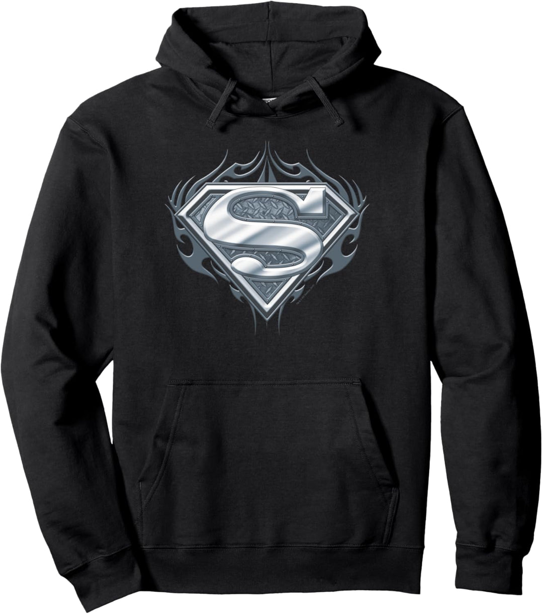Superman Biker Metal Pullover Hoodie