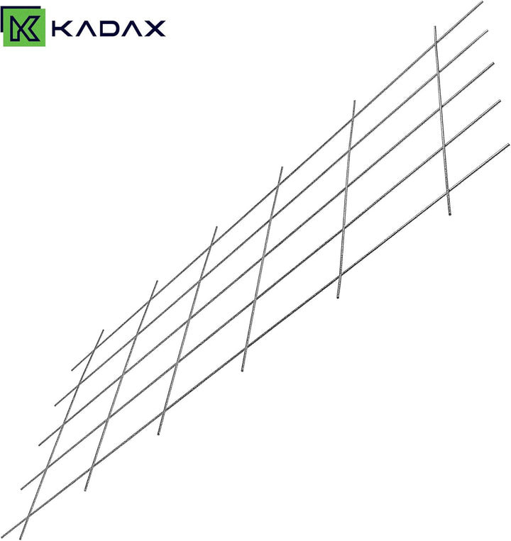 KADAX Rankgitter, Gitterspalier für Garten, Pflanzen, Balkon, Terrasse, Metall Spalier, Rankhilfe, K