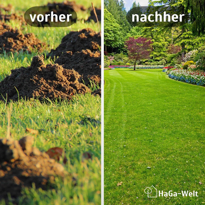 HaGa® Maulwurfgitter 10m x 1,2m Kunststoffgitter Maulwurfschutz in grün - pflanzenverträglich - verr
