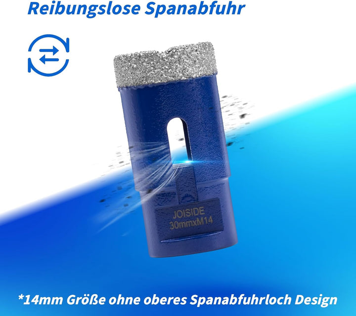 Fliesenbohrer 35mm x M14 Diamantbohrer Glasbohrer Fliesen Diamant Feinsteinzeug Bohrer für Keramik G