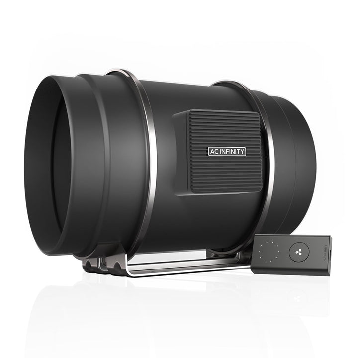 AC Infinity CLOUDLINE S8, leiser 8-Zoll-Inline-Kanalventilator mit Drehzahlregler - Abluftventilator