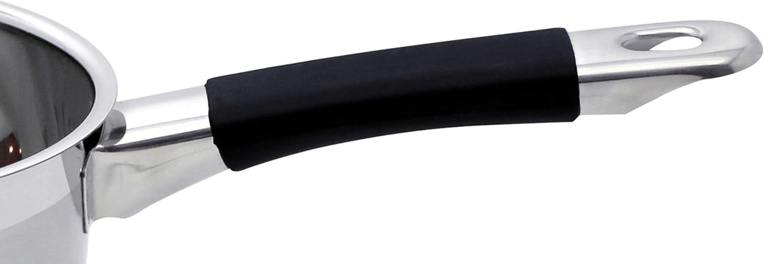 ELO Topfset Basic Black Steam 4tlg, Edelstahl, dosiertes Abdampfen, energiesparender Kapselboden, Vo