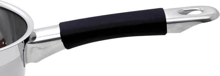 ELO Topfset Basic Black Steam 4tlg, Edelstahl, dosiertes Abdampfen, energiesparender Kapselboden, Vo