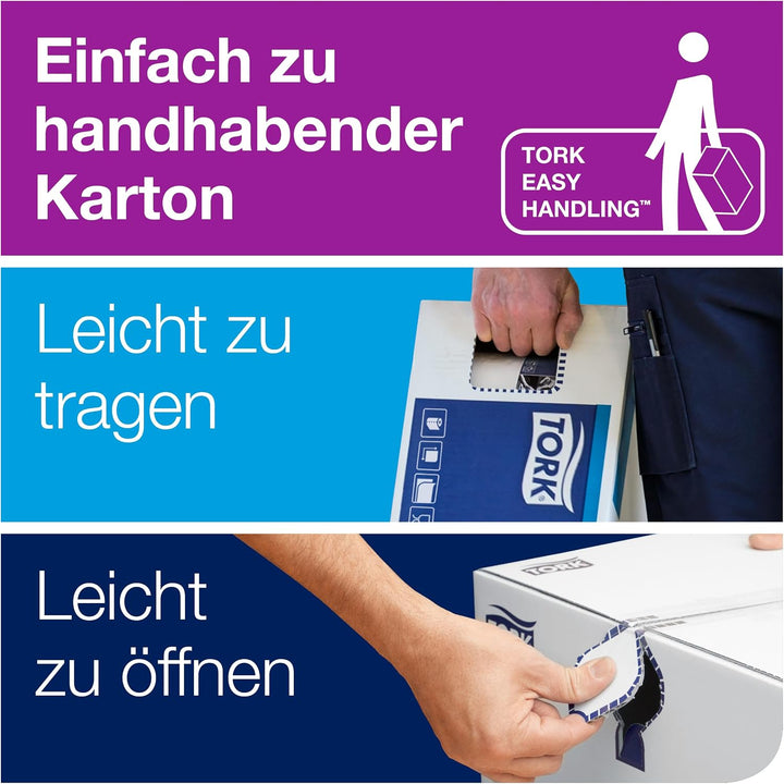 Tork Xpress extra weiche Multifold Papierhandtücher 600297 (H2 Premium Falthandtücher, 2-lagig) weis