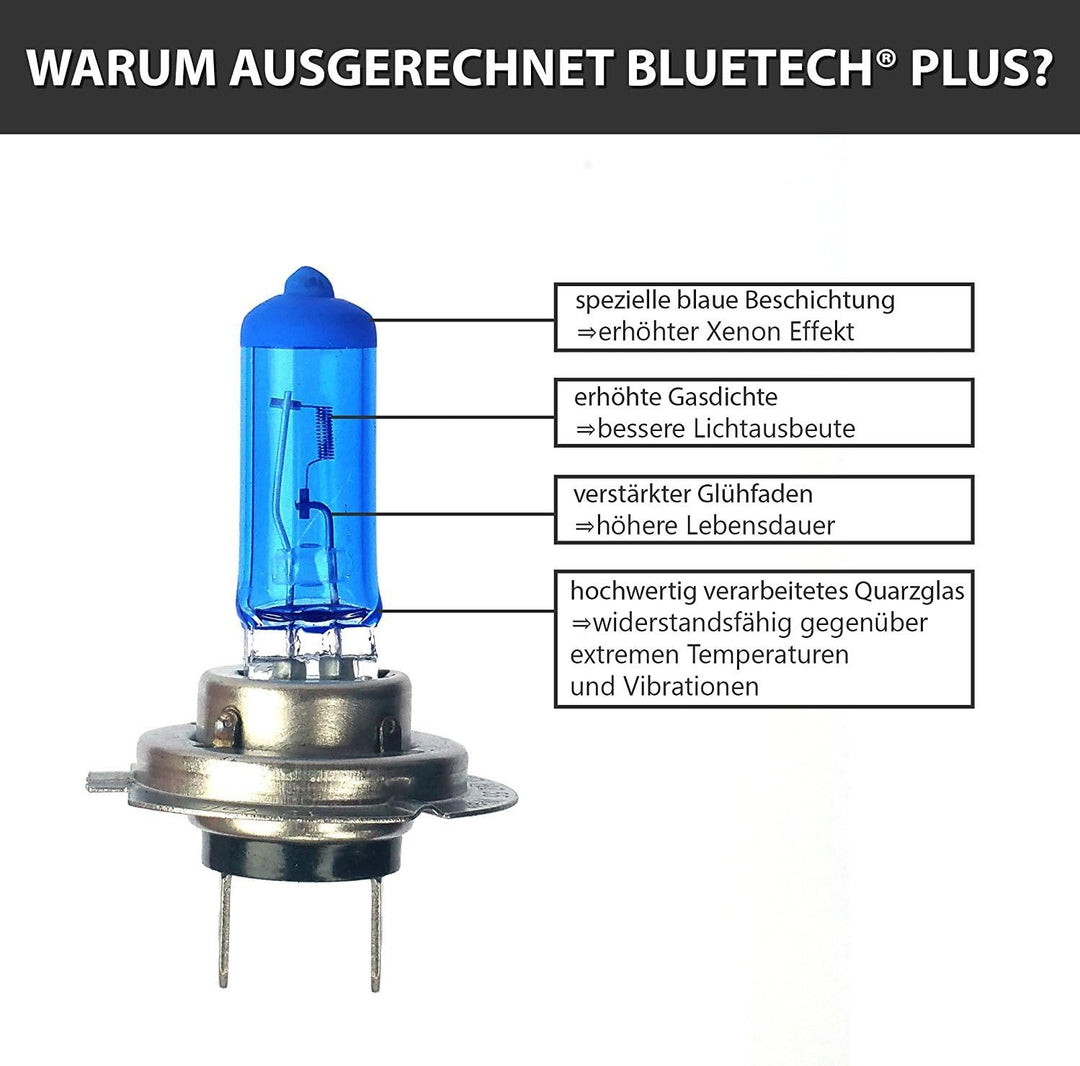 BLUETECH® H11 55W 9500K Xenon Effekt 2er Set mit StVZO Zulassung