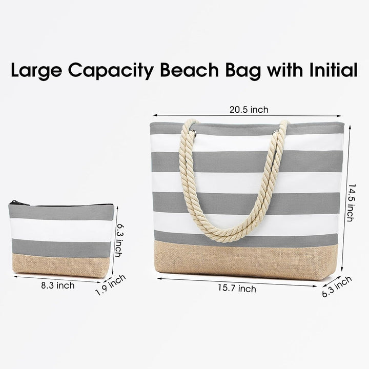 oscaurt Strandtasche Badetasche XXL Shopper Tasche Damen Umhängetasche Wasserdicht Beach Tote Bag mi