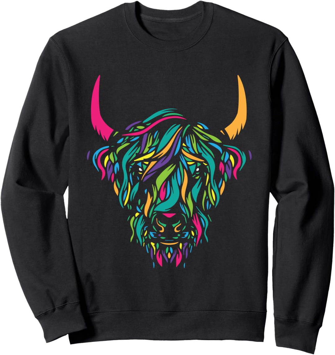 Hochlandkuh I Kühe I Nutztiere I Highland Kuh Sweatshirt