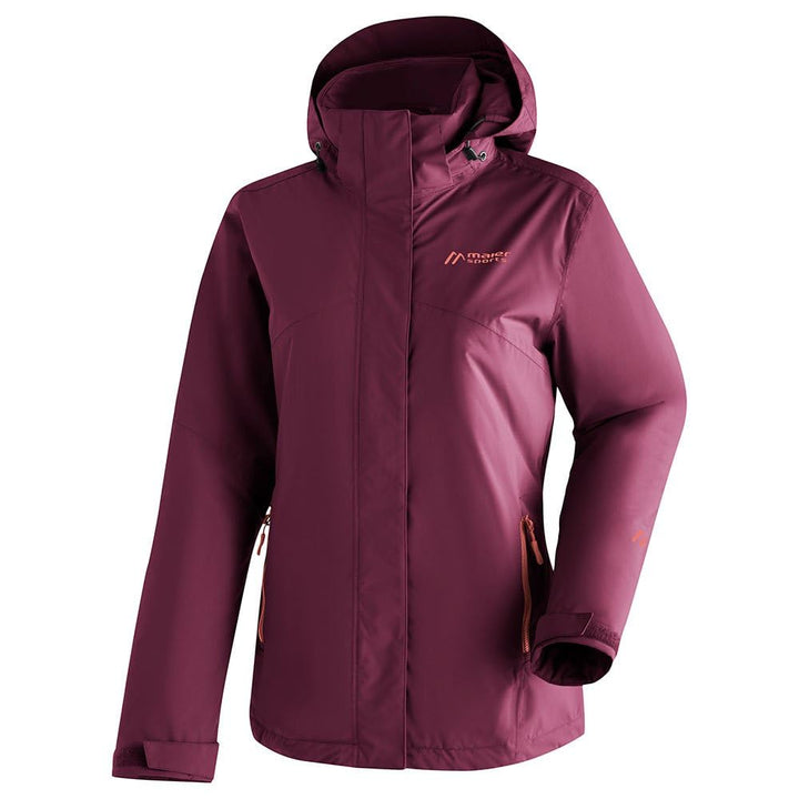 Maier Sports Metor Rec W, Damen Outdoorjacke, Wasserdichte Wanderjacke mit sportlichem Schnitt, PFC-