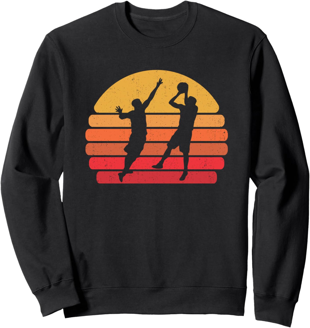 Retro Basketball Spieler Geschenk - Vintage Basketballer Sweatshirt