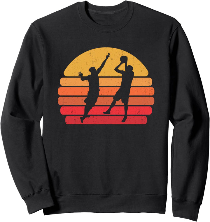 Retro Basketball Spieler Geschenk - Vintage Basketballer Sweatshirt