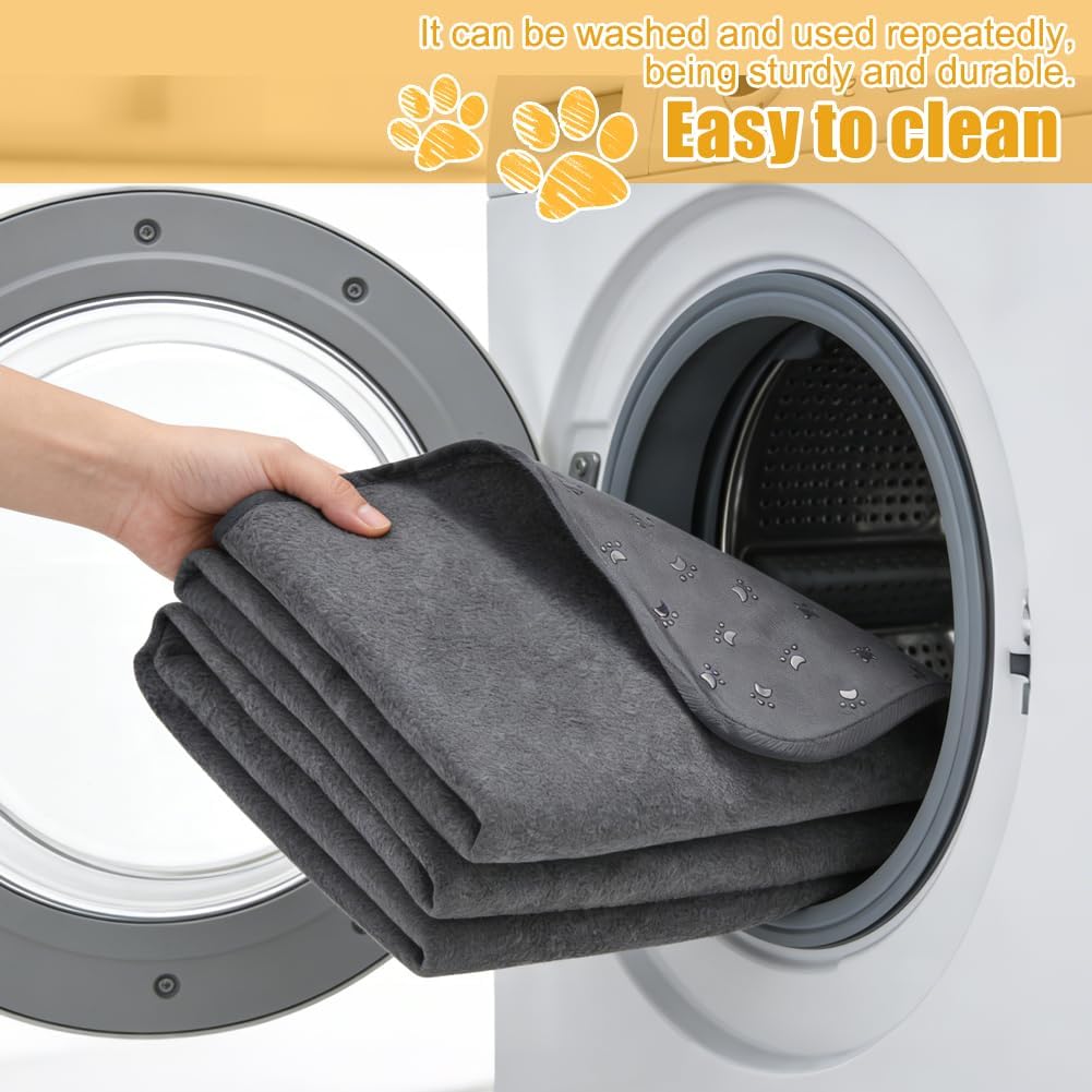 Welpenunterlage Waschbar Puppy Training Pads, 168 x 125 cm Hundedecke Wasserdicht Matten für Hunde,