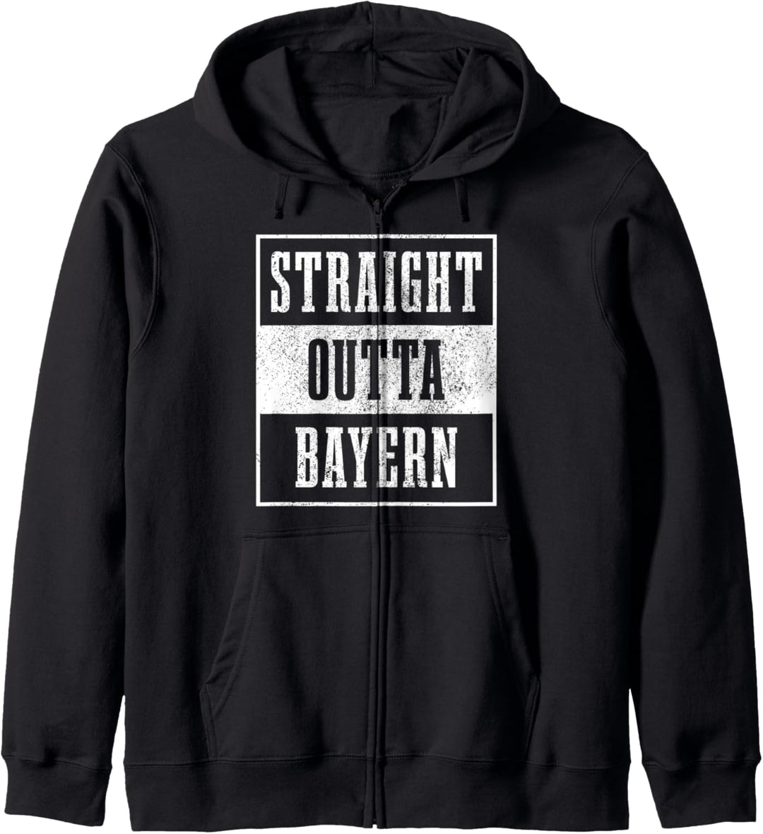 Straight Outta Bayern Deutschland Bayern Deutschland Bayern Deutsch Oktoberfest Kapuzenjacke