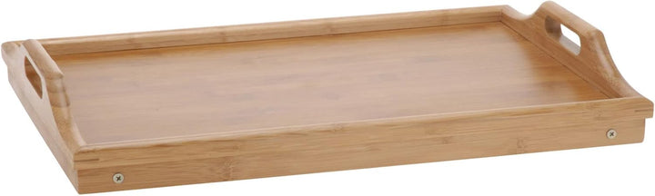 Bambus Betttablett mit klappbaren Beinen - Serviertablett