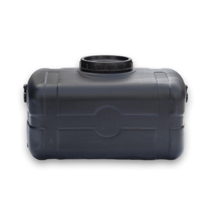 Varile Nutzwassertank inkl.1/2 Zoll Anschluss, Schraubdeckel für Camping und Keller Schwarz 105 L, 1