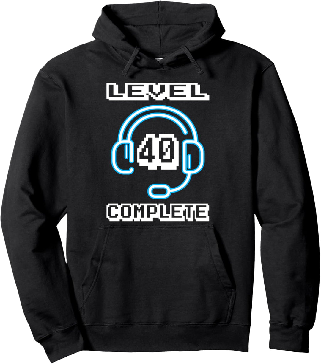 40. Geburtstag 40 Jahre Gamer Gaming Konsole Zocken Pullover Hoodie