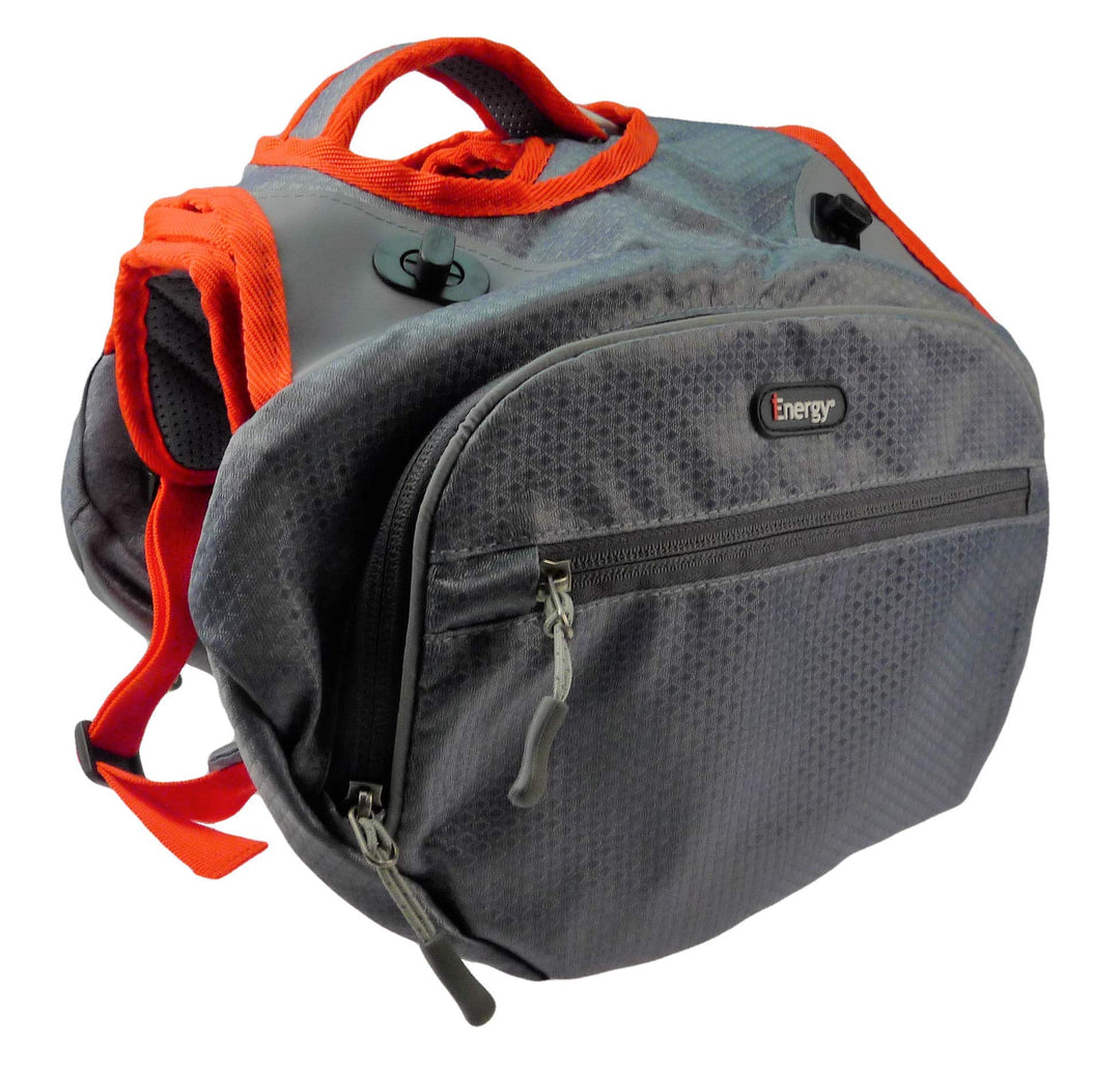 iEnergy™ MAE Hunderucksack - 2in1 Geschirr und Abnehmbarer Rucksack für Hunde - Wetterfest und inklu