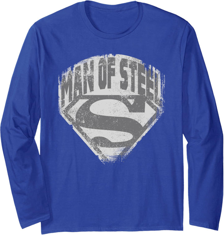 Superman Man of Steel Shield Langarmshirt
