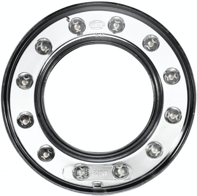 HELLA - Schlussleuchte - LED - 24V - Einbau - Lichtscheibenfarbe: glasklar - LED-Lichtfarbe: rot - S