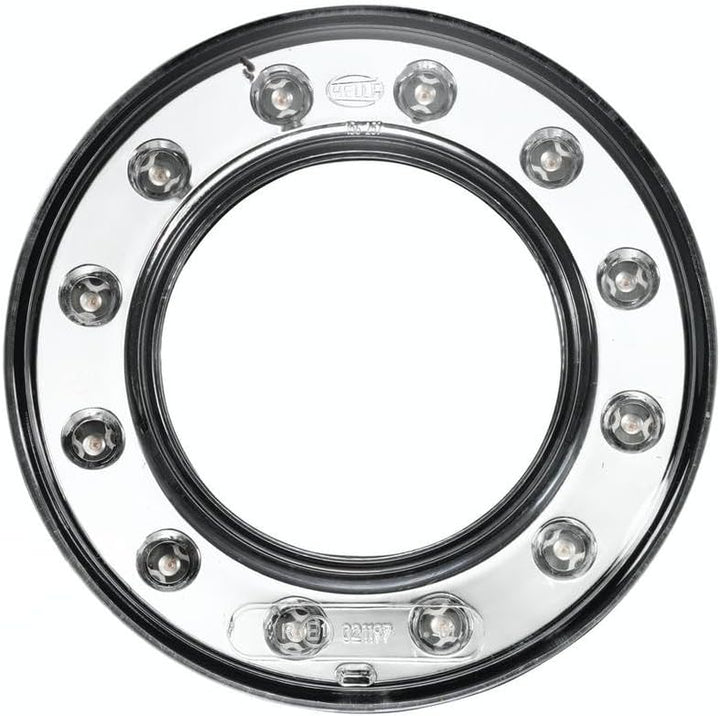 HELLA - Schlussleuchte - LED - 24V - Einbau - Lichtscheibenfarbe: glasklar - LED-Lichtfarbe: rot - S