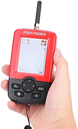 Fischfinder 100M Wireless Sonar Sensor Fishfinder Fische Echo Echolot mit LCD-Anzeige für Angeln