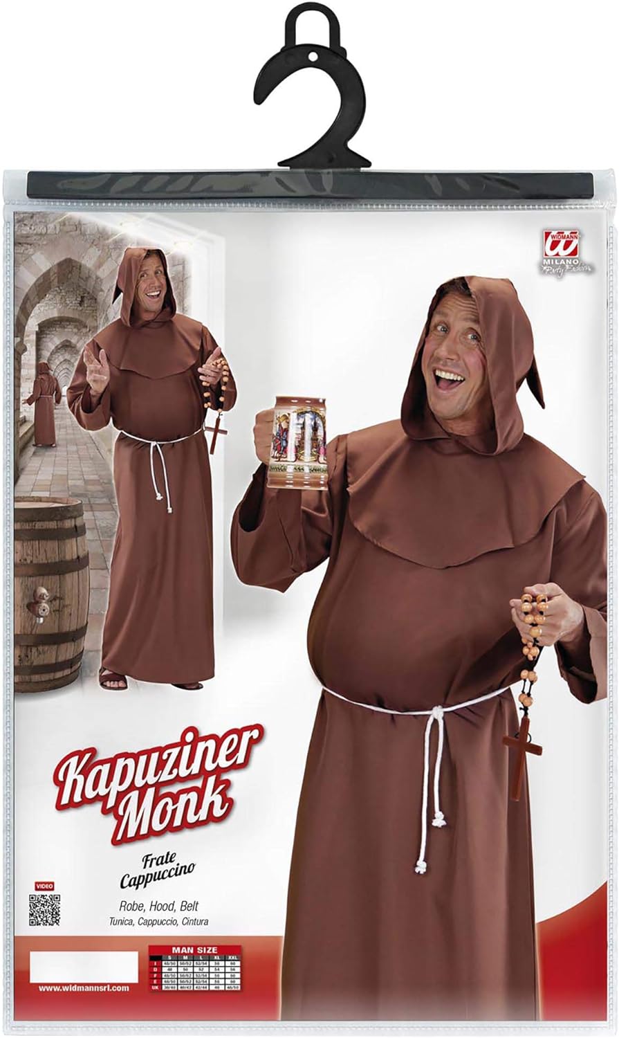 "KAPUZINER MONK" (robe, hood, belt) - (S), S