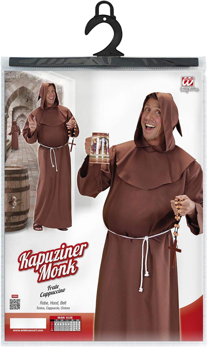 "KAPUZINER MONK" (robe, hood, belt) - (S), S