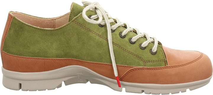 Think! Herren King Chromfrei Gegerbte Nachhaltige Wechselfussbett Schnürhalbschuhe 40.5 EU 7000 Moos