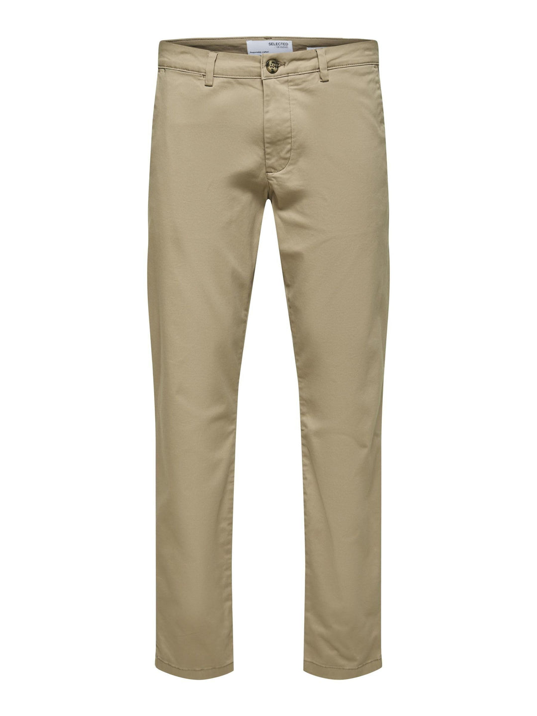 SELECTED HOMME Male Chino 175 Slim fit Flex 28W / 32L Greige, 28W / 32L Greige
