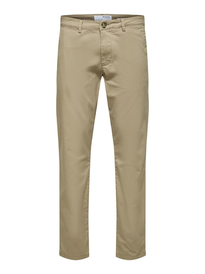 SELECTED HOMME Male Chino 175 Slim fit Flex 28W / 32L Greige, 28W / 32L Greige
