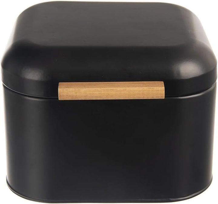 orion group - Brotkasten Metall mit Bambusgriff - Brotbox Brotdose - brotkiste - brot aufbewahrungsb