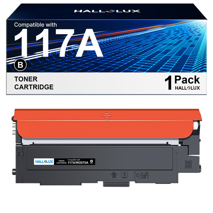 HALLOLUX 117A Schwarz Toner Kompatibel für HP 117A Toner Set für Toner HP Color Laser MFP 178nwg für
