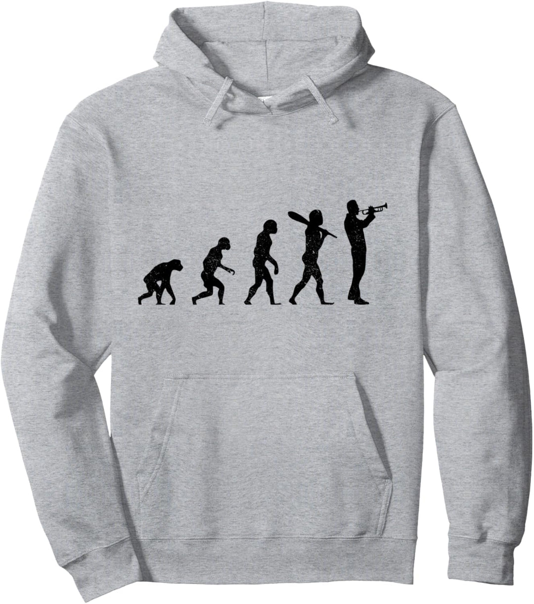 Trompete Evolution - Musiker Pullover Hoodie