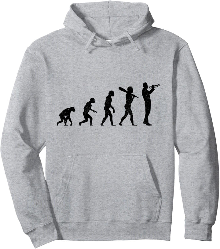 Trompete Evolution - Musiker Pullover Hoodie