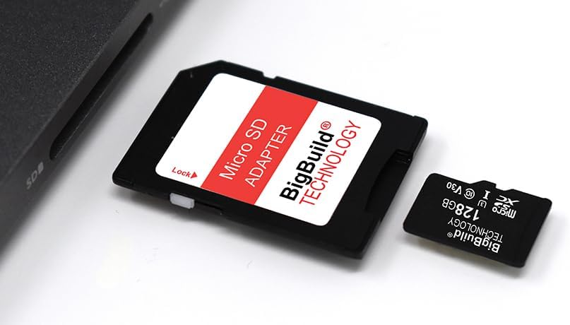 BigBuild Technology 128 GB ultraschnelle microSD Speicherkarte mit 100 MB/s für Samsung Galaxy J4, J