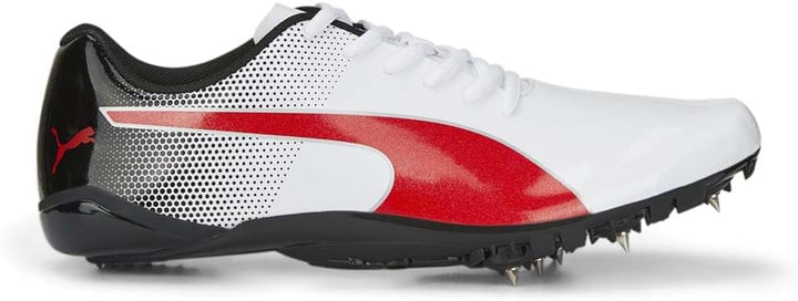 Puma Herren Evospeed Prep Sprint 3Leichtathletikschuh 44 EU Puma Weiss Puma Schwarz Puma Rot, 44 EU
