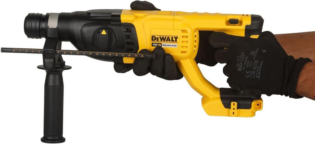DEWALT SDS Plus XR Akku-Kombihammer (mit Pneumatik-Hammerwerk und bürstenlosem Motor für diverse Boh