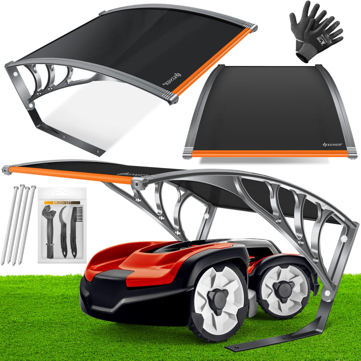 KESSER® Mähroboter Garage Dach Carport Überdachung für Rasenmäher Rasenroboter Automower Garten Witt
