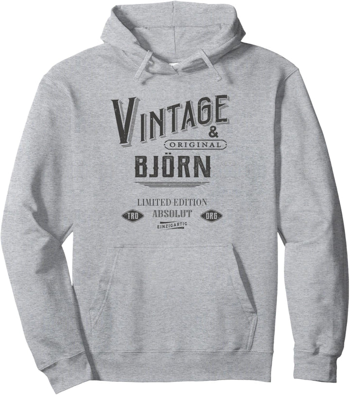 Björn Vintage Pullover Hoodie