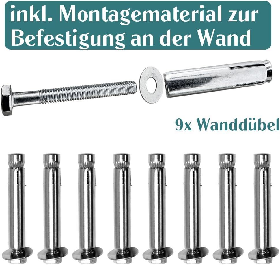 Buche Holz Handlauf Treppengeländer Geländer für Treppe Treppe Wandhandlauf Wand Treppe seitliche Mo