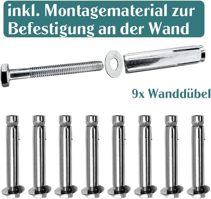 Buche Holz Handlauf Treppengeländer Geländer für Treppe Treppe Wandhandlauf Wand Treppe seitliche Mo