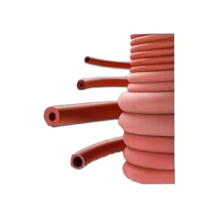 Deutsch & Neumann Naturkautschuk Laborschlauch, Rot, 1,5mm Wandstärke, 8mm Durchmesser, 25m Länge, 8