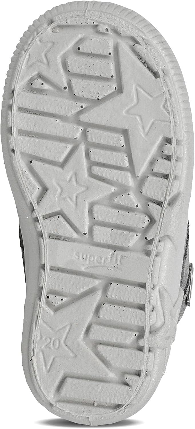 Superfit Baby Mädchen Starlight Sneaker, Grau 2000