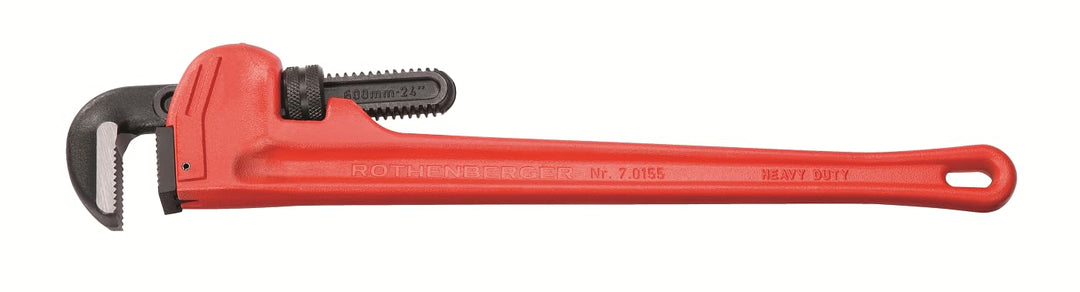 ROTHENBERGER 70155 Chrom-Vanadiumstahl Einhand-Rohrzange HEAVY DUTY, 24" Länge, 89mm Arbeitsbereich