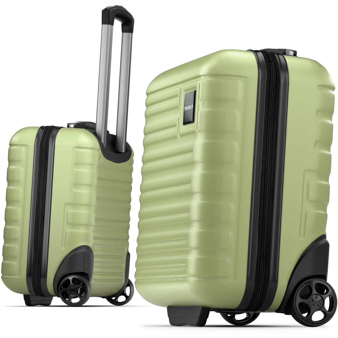 Travely Premium Handgepäck Koffer 40x30x20cm - passend für Ryanair, Lufthansa, Eurowings und co. I 2