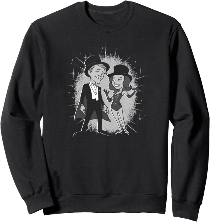 Marvel WandaVision Wanda and Vision Magician Outfit Retro Sweatshirt