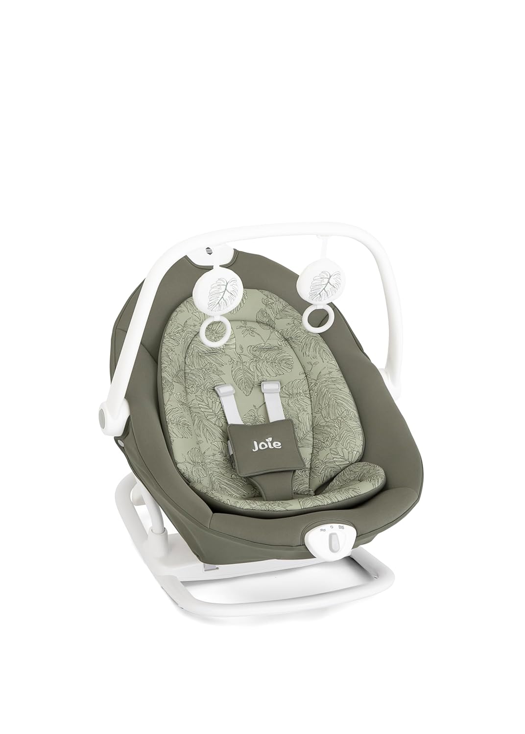 Joie sansa™ 2in1 Babywippe – Abnehmbarer Sitz mit Multi-Motion-Schaukelfunktion, 3 Liegepositionen,