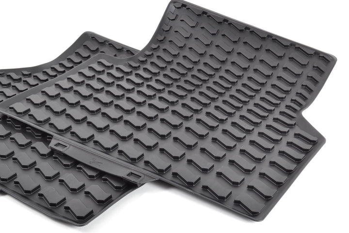Audi 8T0061511041 Fussmatten hinten, Gummi, Schwarz