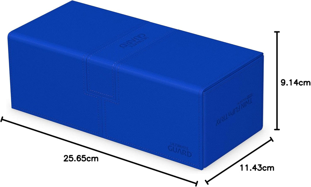 Ultimate Guard Twin Flip`n`Tray 266+ Xenoskin Blau, Blau