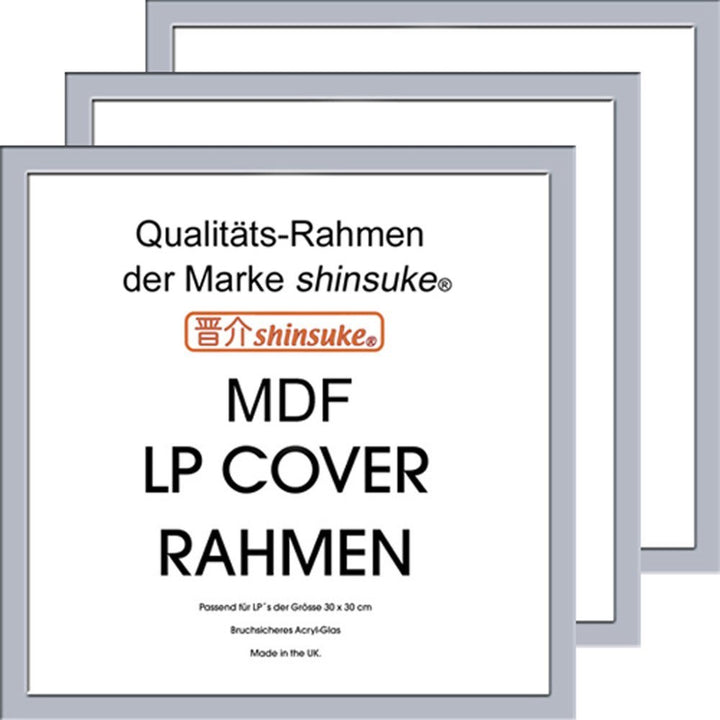 empireposter LP Schallplatten-Cover Rahmen - 3 Stück Rahmen 